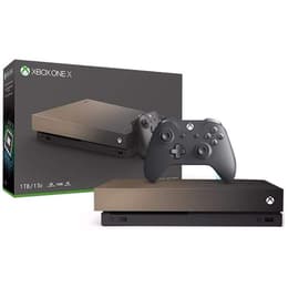 Xbox One X 1000GB - Ruskea - Rajoitettu erä Gold Rush Special