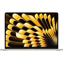 MacBook Air 15" (2023) - Applen M2 ‑siru jossa on 8-ytiminen prosessori ja 10-ytiminen näytönohjain - 8GB RAM - SSD 256GB - QWERTY - Englanti