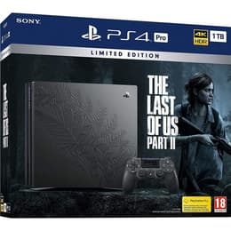 PlayStation 4 Pro 1000GB - Musta - Rajoitettu erä The Last of Us Part II + The Last of Us Part II