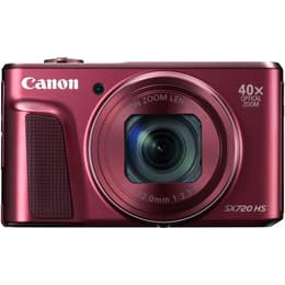 Kompaktikamera PowerShot SX720 HS - Punainen + Canon 40X IS Optical Zoom Lens f/3.3-6.9