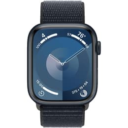 Apple Watch Series 9 (2023) GPS 41 mm - Alumiini Keskiyö - Sport loop Sininen