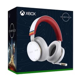 Microsoft Xbox Wireless Headset Starfield Limited Edition Kuulokkeet melunvaimennus gaming wireless mikrofonilla - Valkoinen/Punainen
