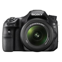 Yksisilmäinen peiliheijastuskamera Alpha A58 - Musta + Sony Sony DT SAM 18-55 mm f/3.5-5.6 f/3.5-5.6