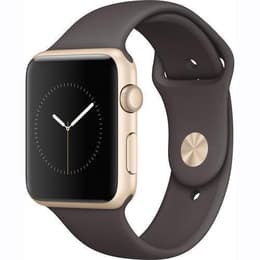 Apple Watch (Series 1) 2016 GPS 42 mm - Alumiini Kulta - Sport loop Harmaa