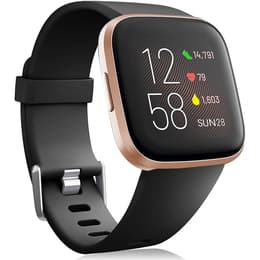 Kellot Fitbit Cardio Versa 2 - Musta/Vaaleanpunainen (pinkki)