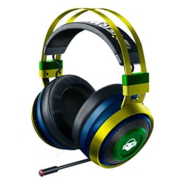 Razer Nari Ultimate Overwatch Lúcio Edition Kuulokkeet gaming kiinteä + langaton mikrofonilla - Sininen/Keltainen