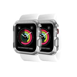 Kuori Apple Watch Series 4 - mm - Silikoni - Läpinäkyvä