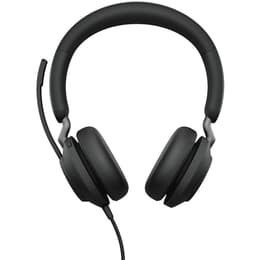 Jabra Evolve 2 Kuulokkeet melunvaimennus johdollinen mikrofonilla - Musta