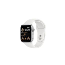 Apple Watch (Series SE) 2020 GPS 40 mm - Alumiini Hopea - Sport band Wit