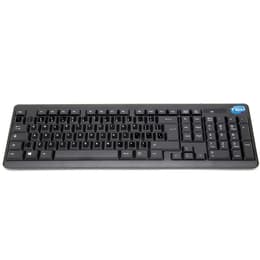 Simpletek Näppäimistö QWERTY Englanti (US) Langaton Mouse + Keyboard with Stickers 1000 DPI 2.4G Nano reciever