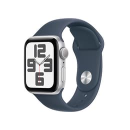 Apple Watch Series 9 (2023) GPS + Cellular 41 mm - Alumiini Hopea - Sport band Sininen