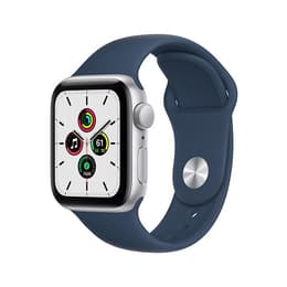 Apple Watch Series 9 (2023) GPS + Cellular 41 mm - Alumiini Hopea - Sport band Sininen