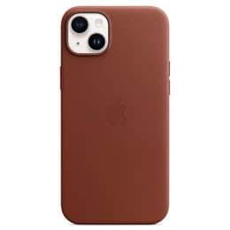 Apple Nahkakuori iPhone 14 Plus - Magsafe - Nahka Ruskea