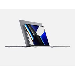 MacBook Pro 16" (2021) - Applen M1 Pro ‑siru jossa on 10-ytiminen prosessori ja 16-ytiminen näytönohjain - 16GB RAM - SSD 512GB - QWERTZ - Saksa
