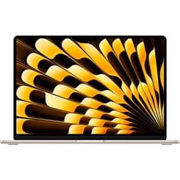 MacBook Air 15" (2025) - Applen M4 ‑siru jossa on 10-ytiminen prosessori ja 10-ytiminen näytönohjain - 16GB RAM - SSD 512GB - Tavallinen näyttö - QWERTZ - Saksa