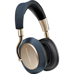 Bowers & Wilkins PX Kuulokkeet melunvaimennus kiinteä + langaton mikrofonilla - Sininen/Kulta