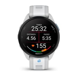 Garmin Forerunner 165 Music Bluetooth 43 mm - Harmaa/Valkoinen