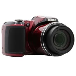 Puolijärjestelmäkamera - Nikon CoolPix L810 Punainen + Objektiivin Nikon Nikkor 26X Wide Optical Zoom ED VR 4.0-104mm f/3.1-5.9