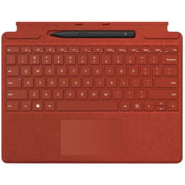 Näppäimistö QWERTZ Saksa Langaton Microsoft Surface Pro Signature Keyboard + Slim Pen 2