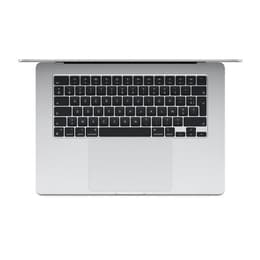 MacBook Air 15" (2023) - Applen M2 ‑siru jossa on 8-ytiminen prosessori ja 10-ytiminen näytönohjain - 8GB RAM - SSD 256GB - Tavallinen näyttö - QWERTY - Suomi