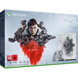 Xbox One X 1000GB - Harmaa - Rajoitettu erä Gears 5