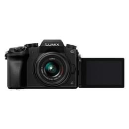 Hybridikamera Lumix DMC-G7 - Musta + Panasonic Panasonic Lumix G Vario 14-42 mm f/3.5-5.6 ASPH OIS f/3.5-5.6