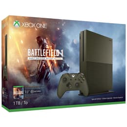 Xbox One S 1000GB - Vihreä - Rajoitettu erä Military Green + Battlefield 1