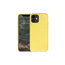 Kuori iPhone 11 - Luonnollinen materiaali - Keltainen