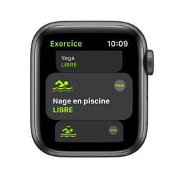 Apple Watch (Series SE) 2020 GPS + Cellular 40 mm - Alumiini Tähtiharmaa - Sport band Musta