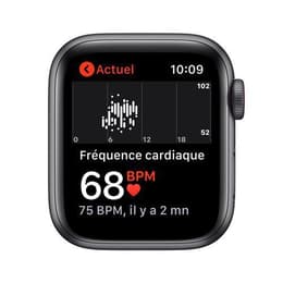 Apple Watch (Series SE) 2020 GPS + Cellular 40 mm - Alumiini Tähtiharmaa - Sport band Musta