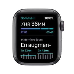 Apple Watch (Series SE) 2020 GPS + Cellular 40 mm - Alumiini Tähtiharmaa - Sport band Musta