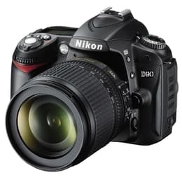 Yksisilmäinen peiliheijastuskamera D90 - Musta + Nikon Nikon Nikkor 18-70 mm f/3.5-4.5G DX ED f/3.5-4.5G