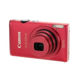 Kompaktikamera IXUS 220 HS - Punainen + Canon Canon Zoom Lens x5 IS 4,3-21,5mm f/2,7-5,9 f/2,7-5,9