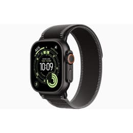 Apple Watch Ultra 3 (2025) GPS + Cellular 49 mm - Titaani Musta- Trail‑ranneke Musta