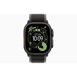 Apple Watch Ultra 3 (2025) GPS + Cellular 49 mm - Titaani Musta- Trail‑ranneke Musta