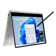 Samsung Galaxy Book2 Pro 360 15" Core i7 2.1 GHz - SSD 512 Gt - 16GB QWERTY - Englanti