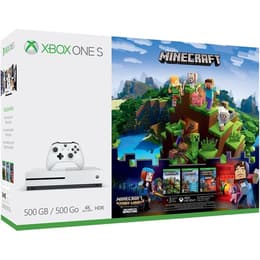 Xbox One S 500GB - Valkoinen + Minecraft