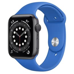 Apple Watch (Series SE) 2020 GPS + Cellular 44 mm - Alumiini Tähtiharmaa - Sport loop Sininen