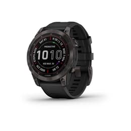 Kellot Garmin Cardio GPS Fenix 7 Sapphire Solar - Musta