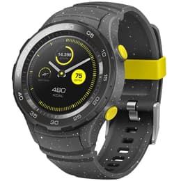 Kellot Cardio GPS Huawei Watch 2 Sport - Harmaa/Keltainen