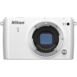 Hybridikamera Nikon 1 S1 Valkoinen - Vain Keholle