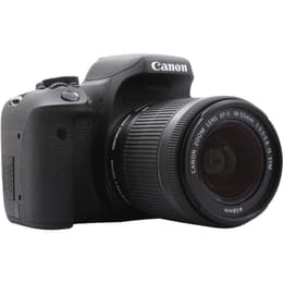 Yksisilmäinen peiliheijastuskamera EOS 750D - Musta + Canon Canon Zoom Lens EF-S 18-55mm f/3.5-5.6 IS STM f/3.5-5.6 IS STM