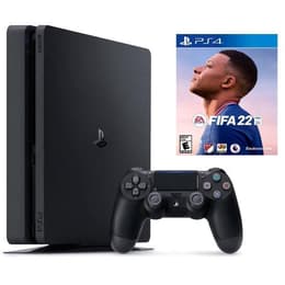 PlayStation 4 Slim 500GB - Musta + FIFA 22