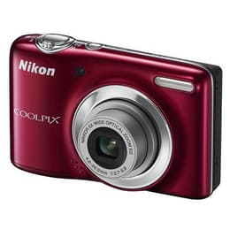 Kompaktikamera Coolpix L25 - Punainen + Nikon Nikkor 5X Wide Optical Zoom 28-140mm f/2.7-6.8 f/2.7-6.8