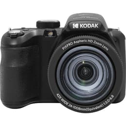 Hybridikamera - Kodak PixPro AZ422 Musta + Objektiivin Kodak Zoom Optique X42 24-1008mm f/2.3