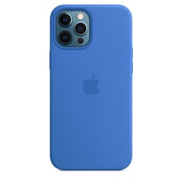 Apple Kuori iPhone 12 Pro Max - Magsafe - Silikoni Sininen
