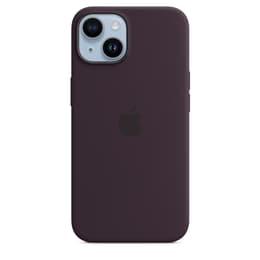 Apple Silikonikuori iPhone 14 Plus - Magsafe - Silikoni Violetti