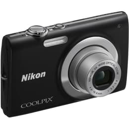 Kompaktikamera Coolpix S2500 - Musta + Nikon Nikkor 4X Wide Optical Zoom f/3.2-5.9