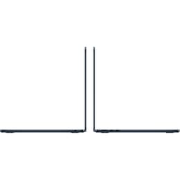 MacBook Air 13" (2024) - Applen M3 ‑siru jossa on 8-ytiminen prosessori ja 8-ytiminen näytönohjain - 16GB RAM - SSD 256GB - Tavallinen näyttö - QWERTY - Englanti