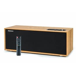 Enceinte Hifi résidentielle 150W en Bois 'Cosy THOMSON WS702 - Entrée TV Audio, câble Optique, Bluetooth 5.0, USB, Egaliseur Speaker Bluetooth -
